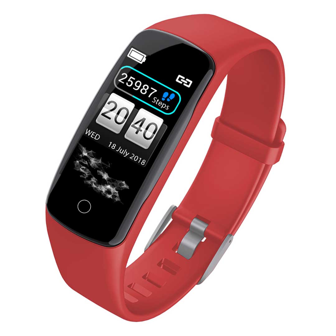 SOGA Sport Monitor Wrist Touch Fitness Tracker Smart Watch Red PEROZ