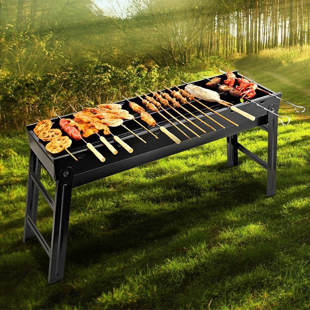 Shop Foldable Portable BBQ Charcoal Grill Barbecue Camping Hibachi PEROZ