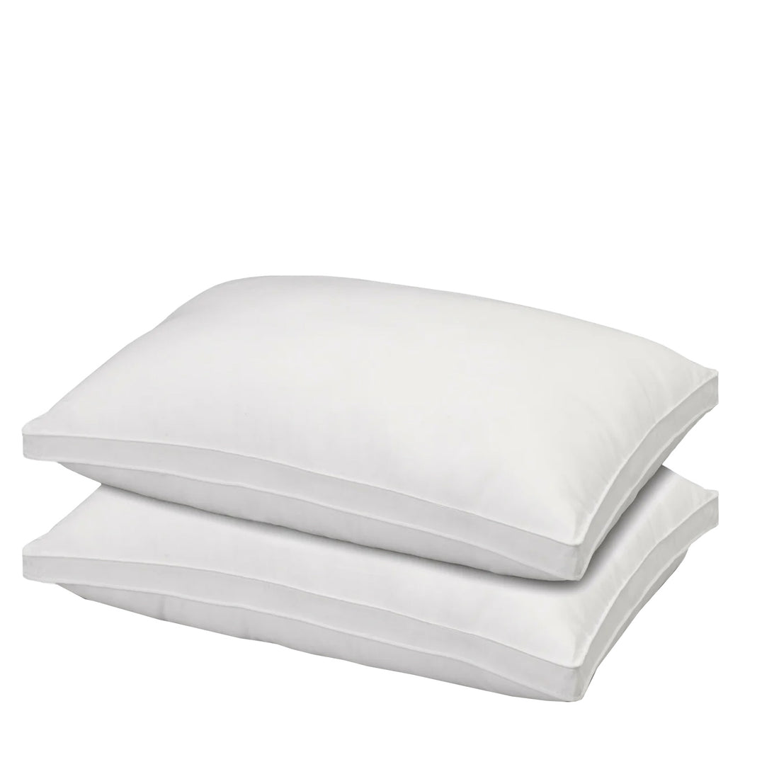 Royal Comfort Luxury Bamboo Blend Gusset Pillow Twin Pack 4cm Gusset Support-Bedding-PEROZ Accessories