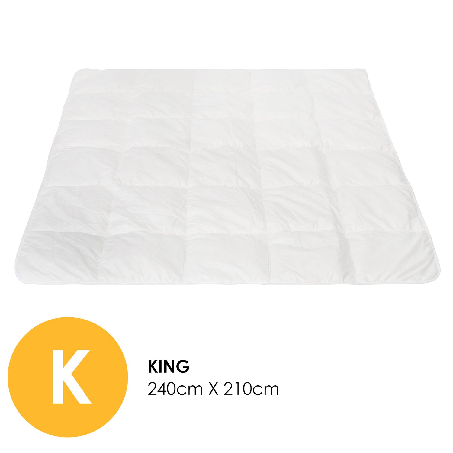 Royal Comfort 260GSM Deluxe Eco-Silk Touch Quilt 100% Microfibre Cover-Bedding-PEROZ Accessories