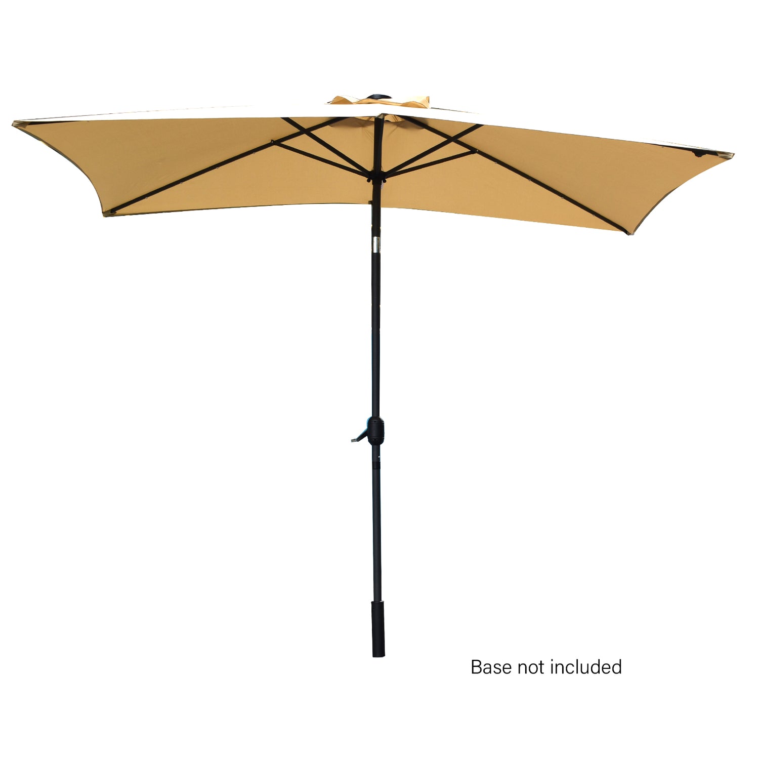 Arcadia Furniture Umbrella 3 Metre Umbrella with Solar LED Lights Garden Yard-Outdoor Umbrellas-PEROZ Accessories