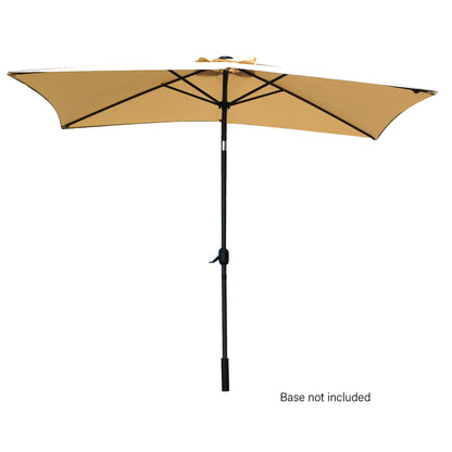 Arcadia Furniture Umbrella 3 Metre Umbrella with Solar LED Lights Garden Yard-Outdoor Umbrellas-PEROZ Accessories