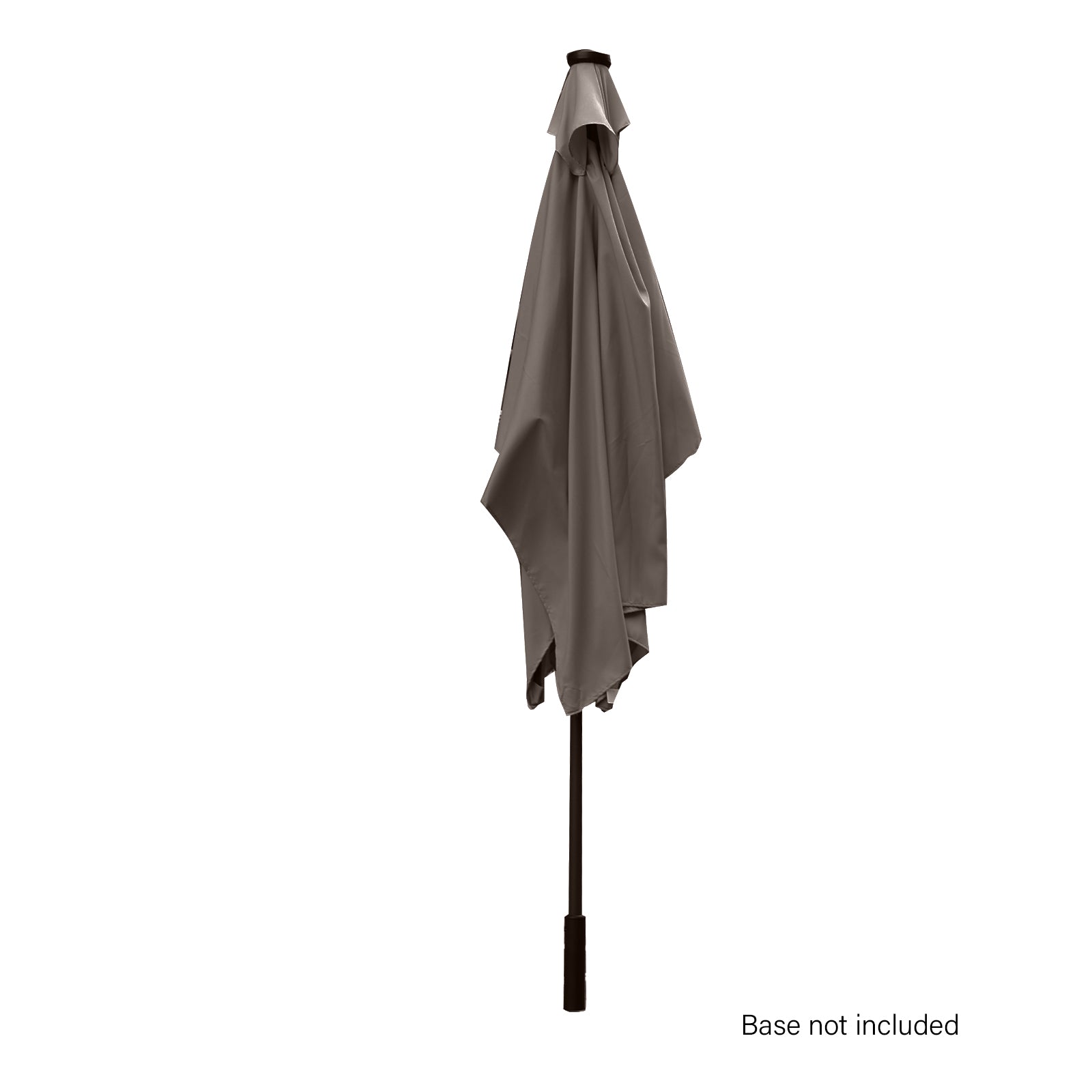 Arcadia Furniture Umbrella 3 Metre Umbrella with Solar LED Lights Garden Yard-Outdoor Umbrellas-PEROZ Accessories