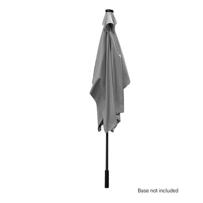 Arcadia Furniture Umbrella 3 Metre Umbrella with Solar LED Lights Garden Yard-Outdoor Umbrellas-PEROZ Accessories