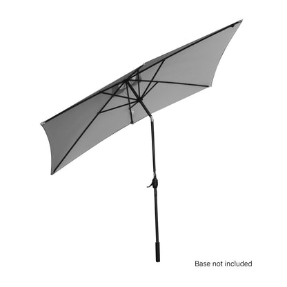 Arcadia Furniture Umbrella 3 Metre Umbrella with Solar LED Lights Garden Yard-Outdoor Umbrellas-PEROZ Accessories