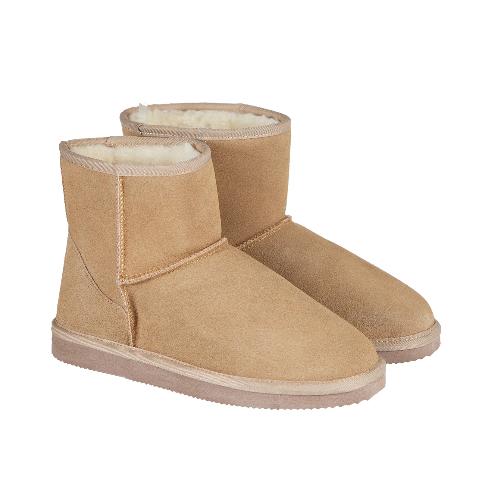 Royal Comfort Ugg Slipper Boots Womens Leather Upper Wool Lining Breathable-Footwear-PEROZ Accessories