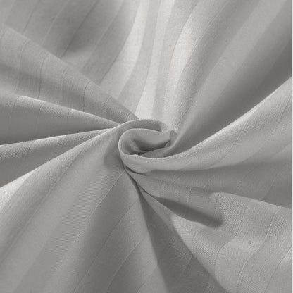 Royal Comfort Kensington 1200 Thread Count 100% Cotton Stripe Quilt Cover Set-Bed Linen-PEROZ Accessories