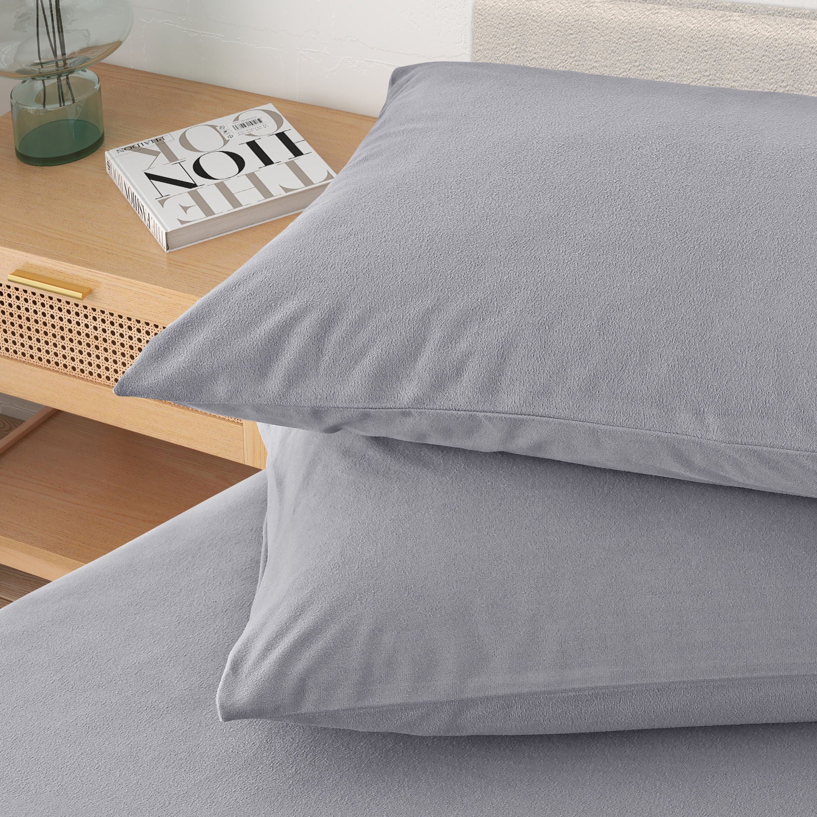 Royal Comfort Fleece Flannel Sheet Set Ultra Soft Warm Winter Thermal Bedding-Bed Linen-PEROZ Accessories