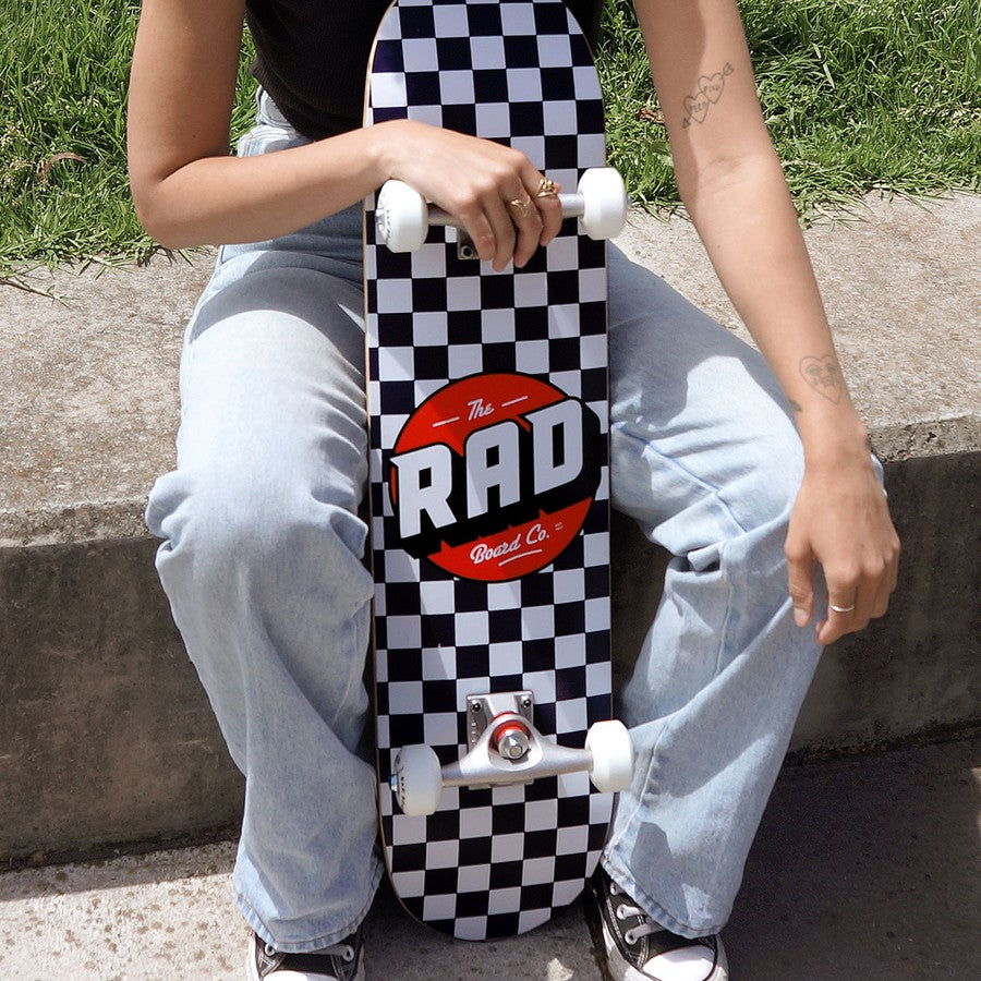 RAD Complete Dude Crew &quot; x 30&quot; Skateboard - Size 6.75-Skateboards-PEROZ Accessories