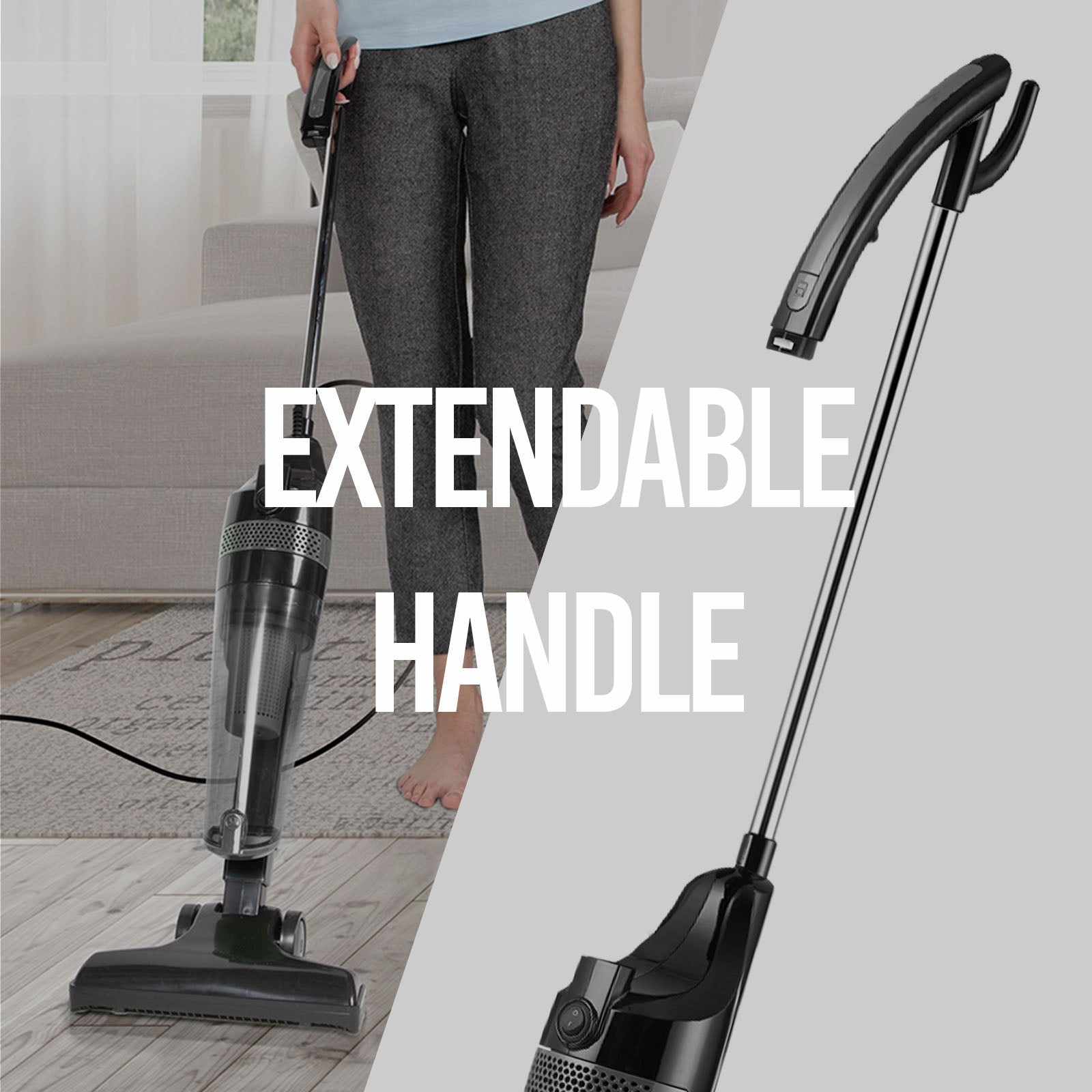 MyGenie CX500 Telescopic Stick Vacuum Ultralight Bagless-Small Home Appliances-PEROZ Accessories