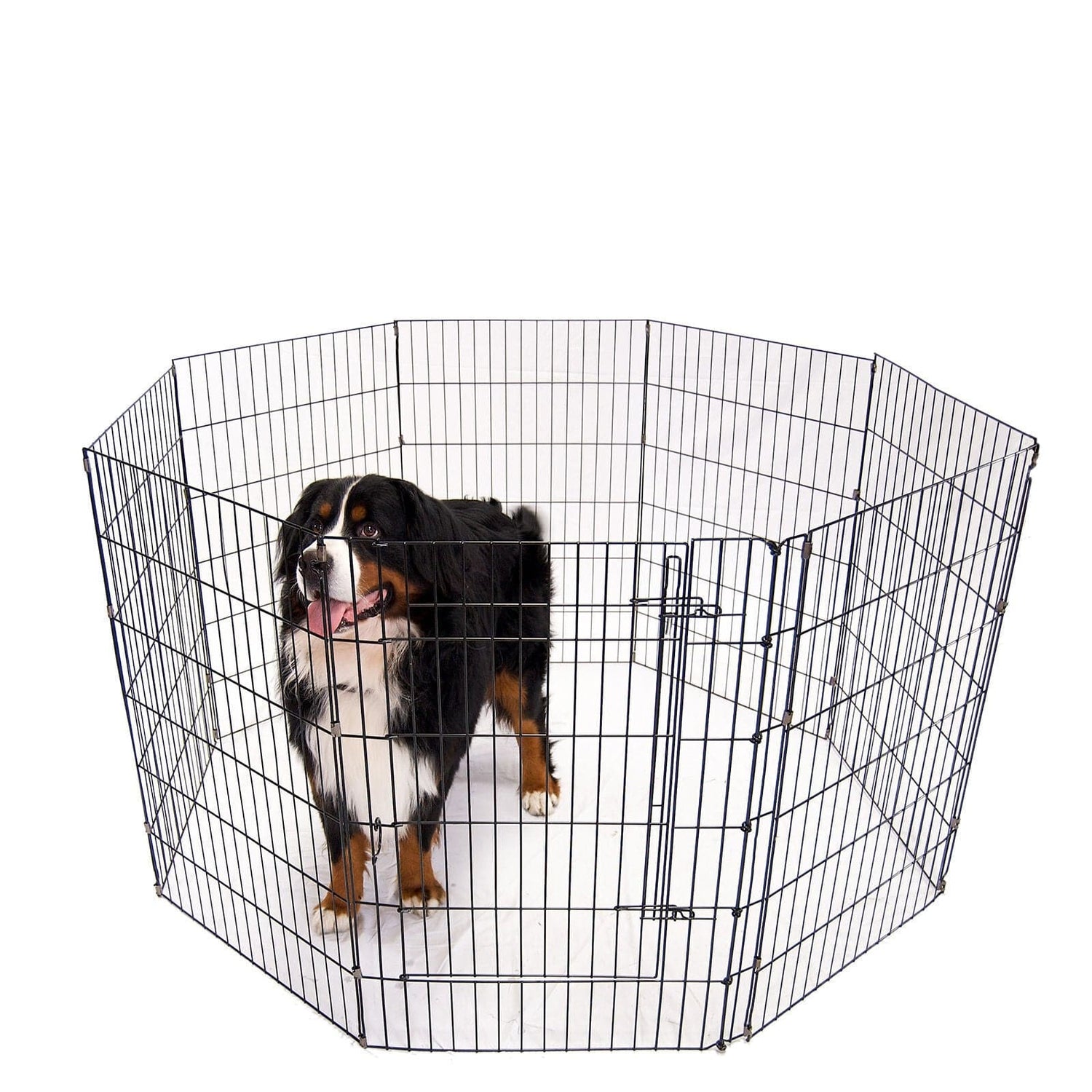 4Paws 8 Panel Playpen Puppy Exercise Fence Cage Enclosure Pets-Crates, Houses &amp; Pens-PEROZ Accessories