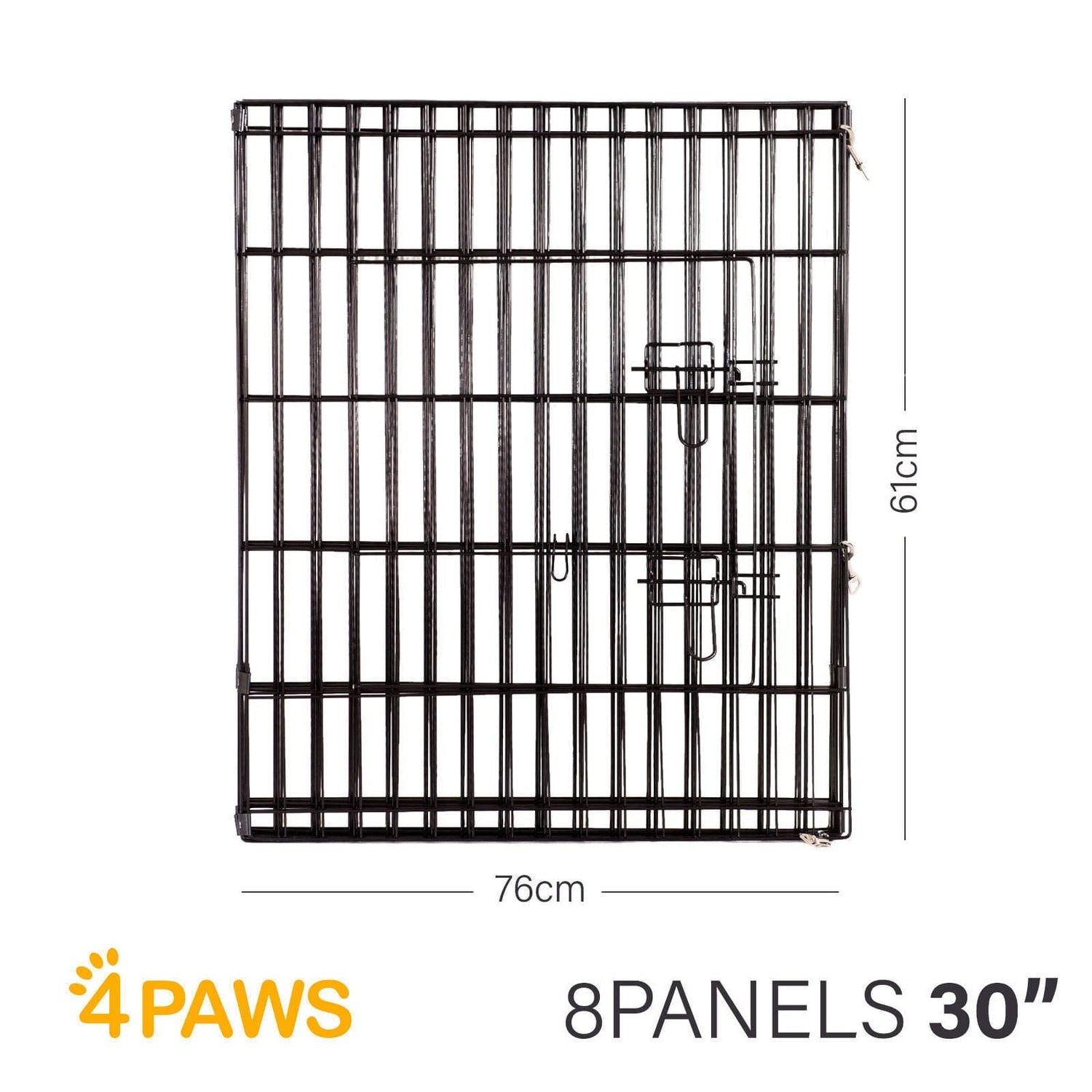 4Paws 8 Panel Playpen Puppy Exercise Fence Cage Enclosure Pets-Crates, Houses &amp; Pens-PEROZ Accessories