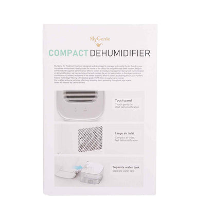 MyGenie Compact Dehumidifier LED Lights 1 Litre Portable Stylish Design-Heating &amp; Cooling-PEROZ Accessories