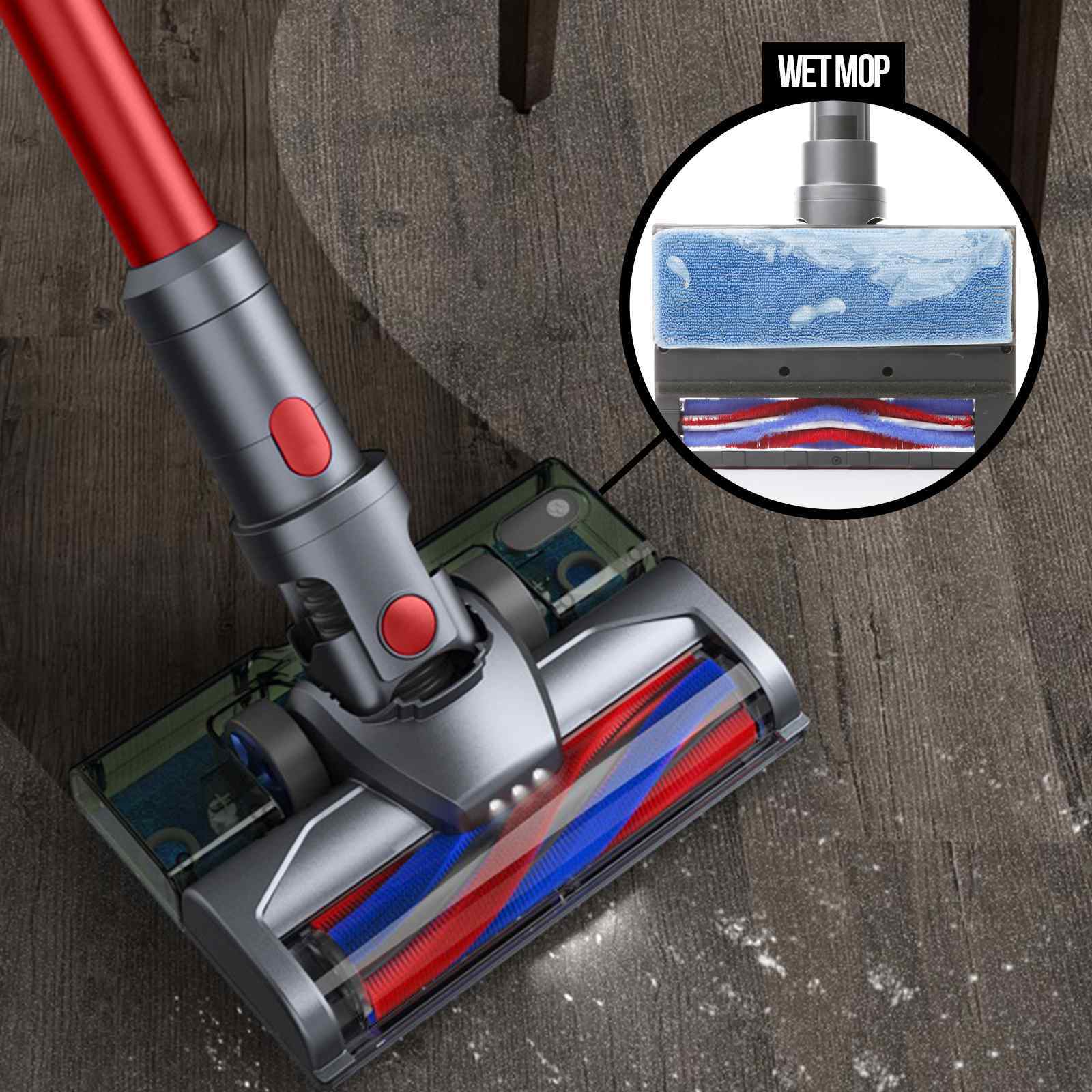 MyGenie H20 PRO Wet Mop 2-IN-1 Cordless Stick Vacuum Cleaner Handheld Recharge-Small Home Appliances-PEROZ Accessories