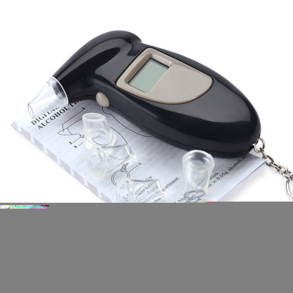 Professional Digital Breath Alcohol Tester Portable High Precision Breathalyzer-Alcohol Breath Testers-PEROZ Accessories