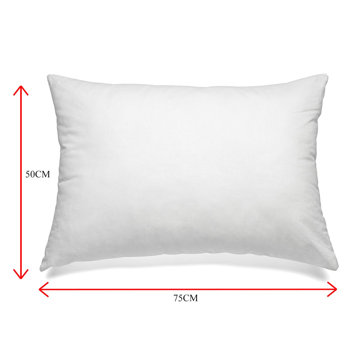 Royal Comfort Goose Down Feather Pillows 1000GSM 100% Cotton Cover - Twin Pack-Bedding-PEROZ Accessories