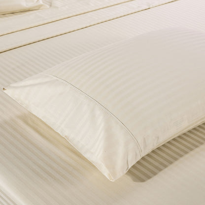 Kensington 1200 Thread Count 100% Cotton Sheet Set Stripe Hotel Grade-Bed Linen-PEROZ Accessories