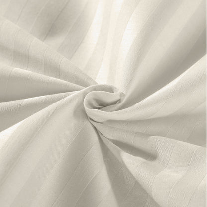 Kensington 1200 Thread Count 100% Cotton Sheet Set Stripe Hotel Grade-Bed Linen-PEROZ Accessories