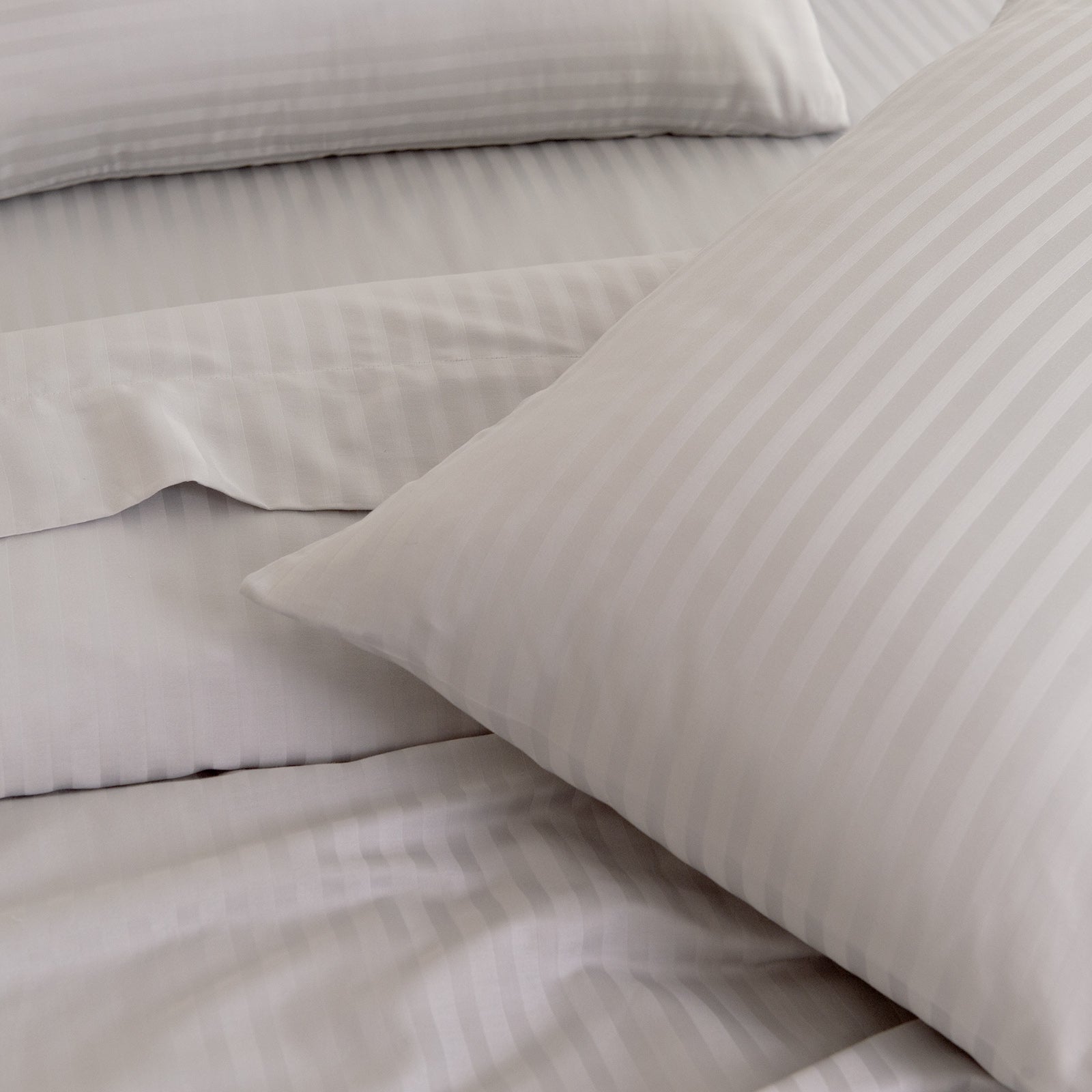 Kensington 1200 Thread Count 100% Cotton Sheet Set Stripe Hotel Grade-Bed Linen-PEROZ Accessories