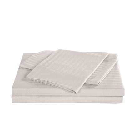 Kensington 1200 Thread Count 100% Cotton Sheet Set Stripe Hotel Grade-Bed Linen-PEROZ Accessories