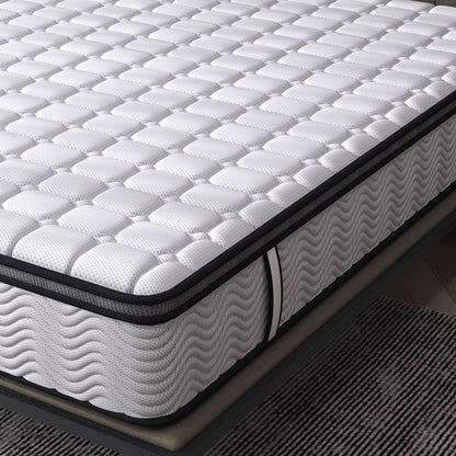 Ergopedic Mattress 5 Zone Latex Pocket Spring Mattress In A Box 30cm-Mattresses &amp; Futons-PEROZ Accessories