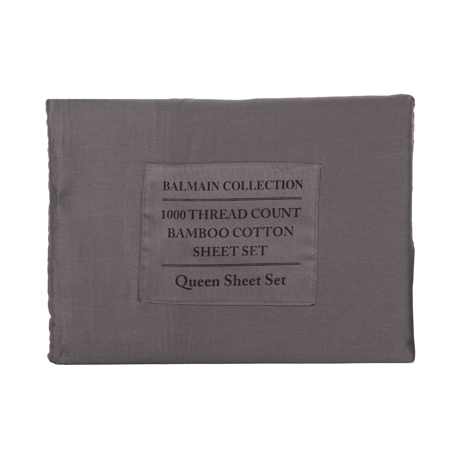 Balmain 1000 Thread Count Hotel Grade Bamboo Cotton Quilt Cover Pillowcases Set-Bed Linen-PEROZ Accessories