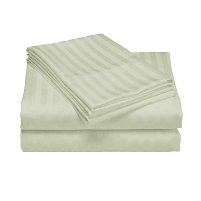 Royal Comfort 1200TC Sheet Set Damask Cotton Blend Ultra Soft Sateen Bedding-Bed Linen-PEROZ Accessories