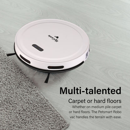 MyGenie Smart Robotic Vacuum Cleaner App Controlled Carpet Floors Auto Robot-Small Home Appliances-PEROZ Accessories