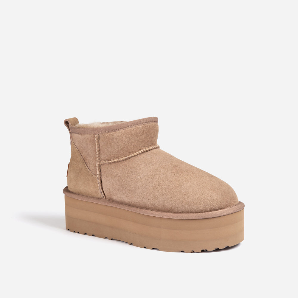 Ugg Classic Platform Ultra Mini Boots-Boots-PEROZ Accessories