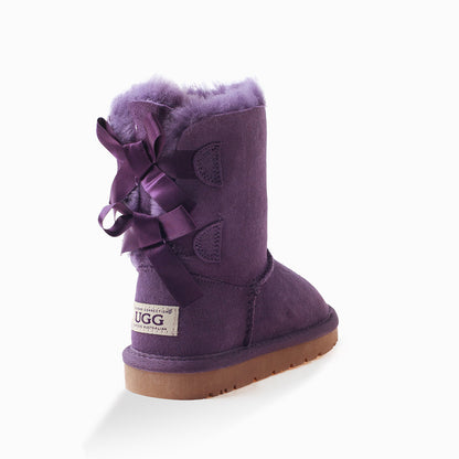 Ugg Kids 2 Ribbon Boots (Water Resistant)-Kid Boots-PEROZ Accessories