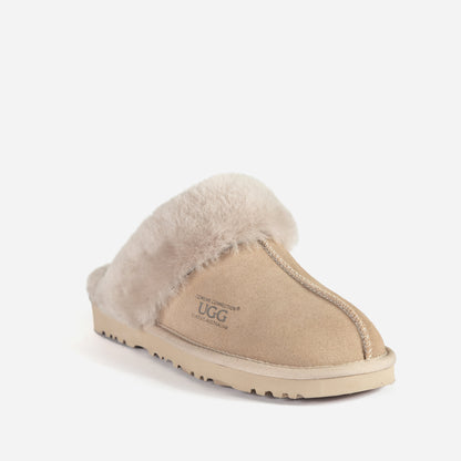 Ugg Slippers Premium Australia Sheepskin Unisex Scuffette Suede-Slippers-PEROZ Accessories