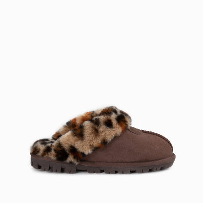 Ugg Coquette Slipper (Leopard Print)(Water Resistant)-Slippers-PEROZ Accessories