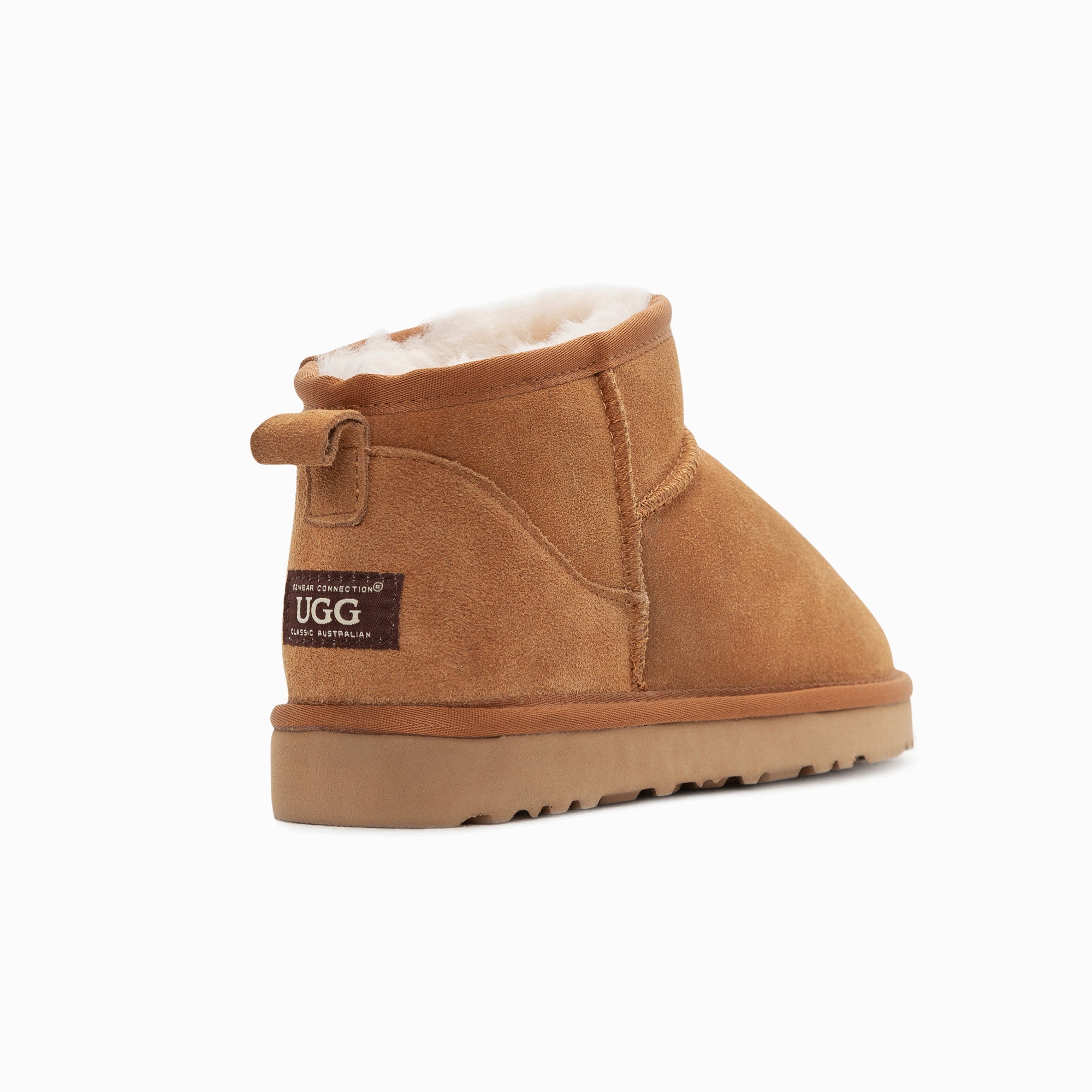 Ugg Boots Genuine Australian Sheepskin Unisex Ankle Classic Suede-Boots-PEROZ Accessories