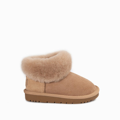 Ugg Kids Classic Fluff Mini Boots ( Water Resistant)-Kid Boots-PEROZ Accessories