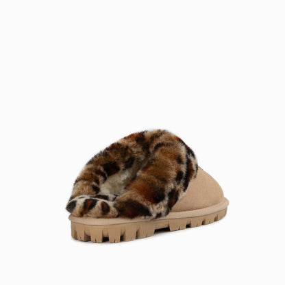 Ugg Coquette Slipper (Leopard Print)(Water Resistant)-Slippers-PEROZ Accessories