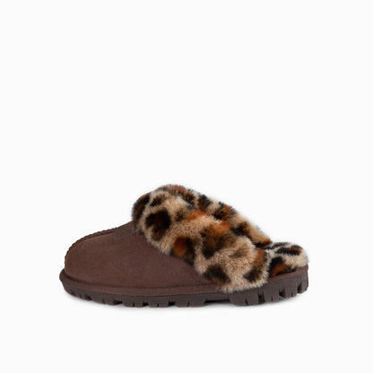 Ugg Coquette Slipper (Leopard Print)(Water Resistant)-Slippers-PEROZ Accessories