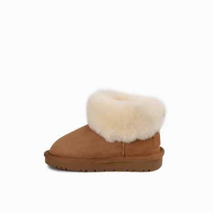 Ugg Kids Classic Fluff Mini Boots ( Water Resistant)-Kid Boots-PEROZ Accessories