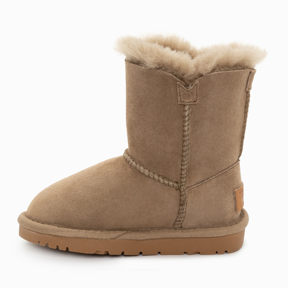 Ugg Kids Ugg Button Boots (Water Resistant)-Kid Boots-PEROZ Accessories