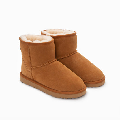 Ugg Boots Genuine Australian Sheepskin Unisex Mini Classic Suede-Boots-PEROZ Accessories