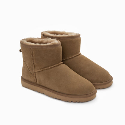 Ugg Boots Genuine Australian Sheepskin Unisex Mini Classic Suede-Boots-PEROZ Accessories