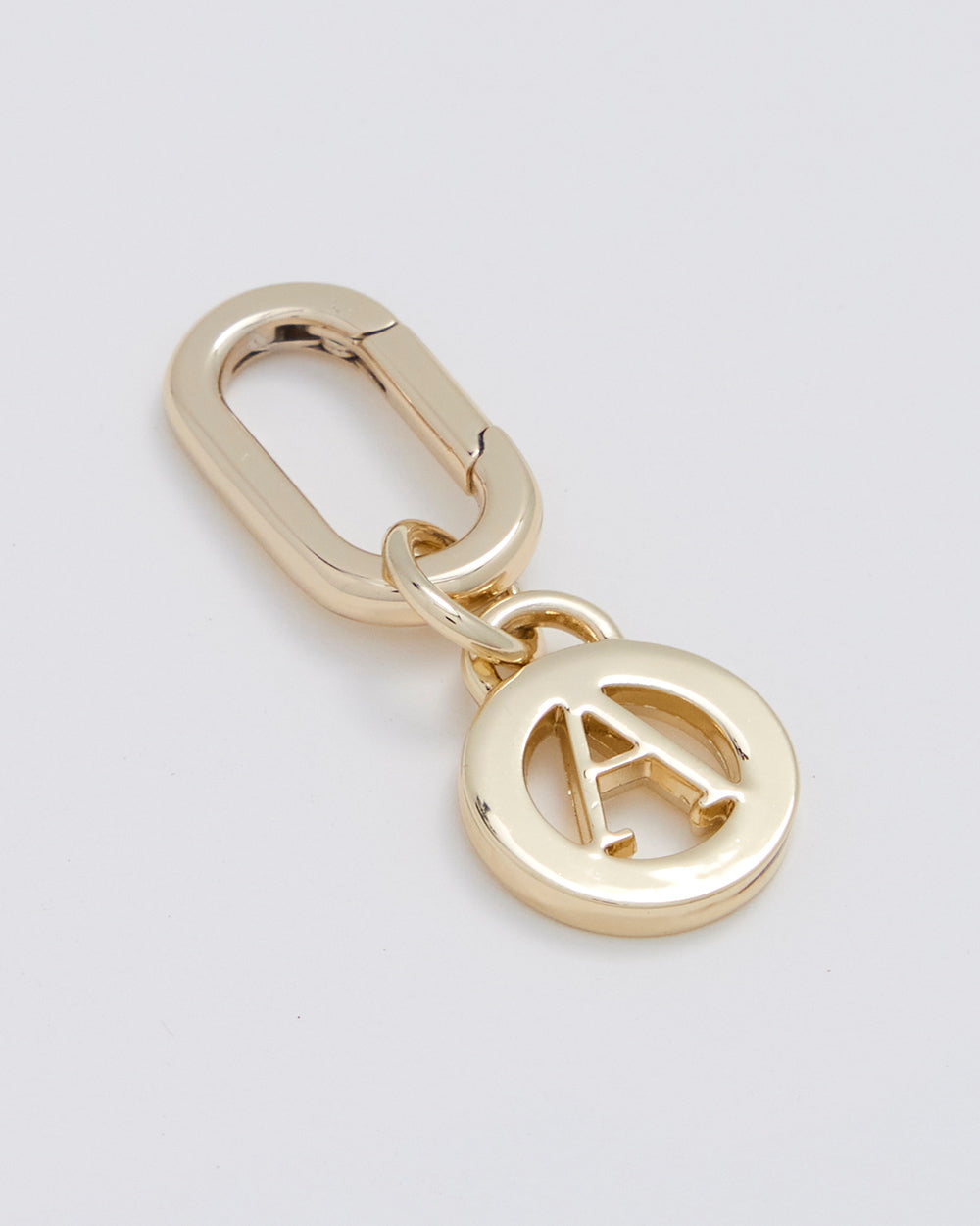 Letter Charm With Oval Hinge Ring Clip-Accessories-PEROZ Accessories