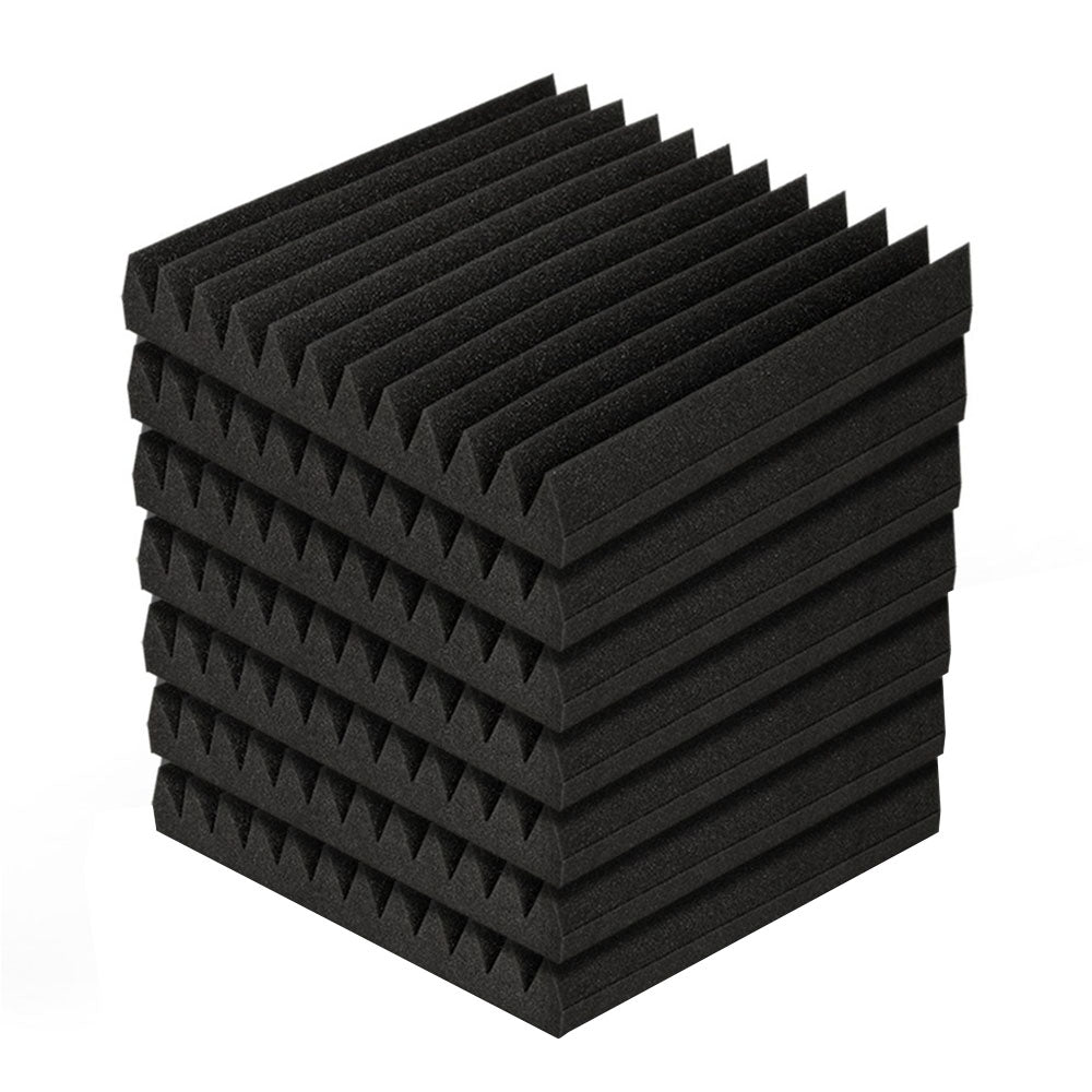 Alpha Acoustic Foam 20pcs 30x30x5cm Sound Absorption Proofing Panel Studio Wedge-Audio &amp; Video &gt; Acoustic Foam-PEROZ Accessories