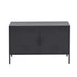 Artiss Buffet Sideboard Metal Cabinet - BASE Charcoal-Furniture > Living Room-PEROZ Accessories