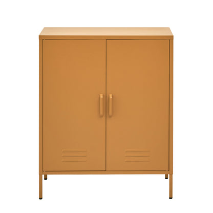 Artiss Buffet Sideboard Metal Cabinet - SWEETHEART Yellow-Furniture &gt; Living Room-PEROZ Accessories