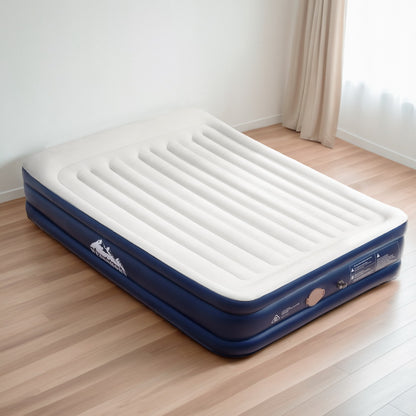 Weisshorn Air Mattress Double Inflatable Bed 46cm Air bed-Outdoor Recreation &gt; Camping &gt; Inflatable Mattresses-PEROZ Accessories