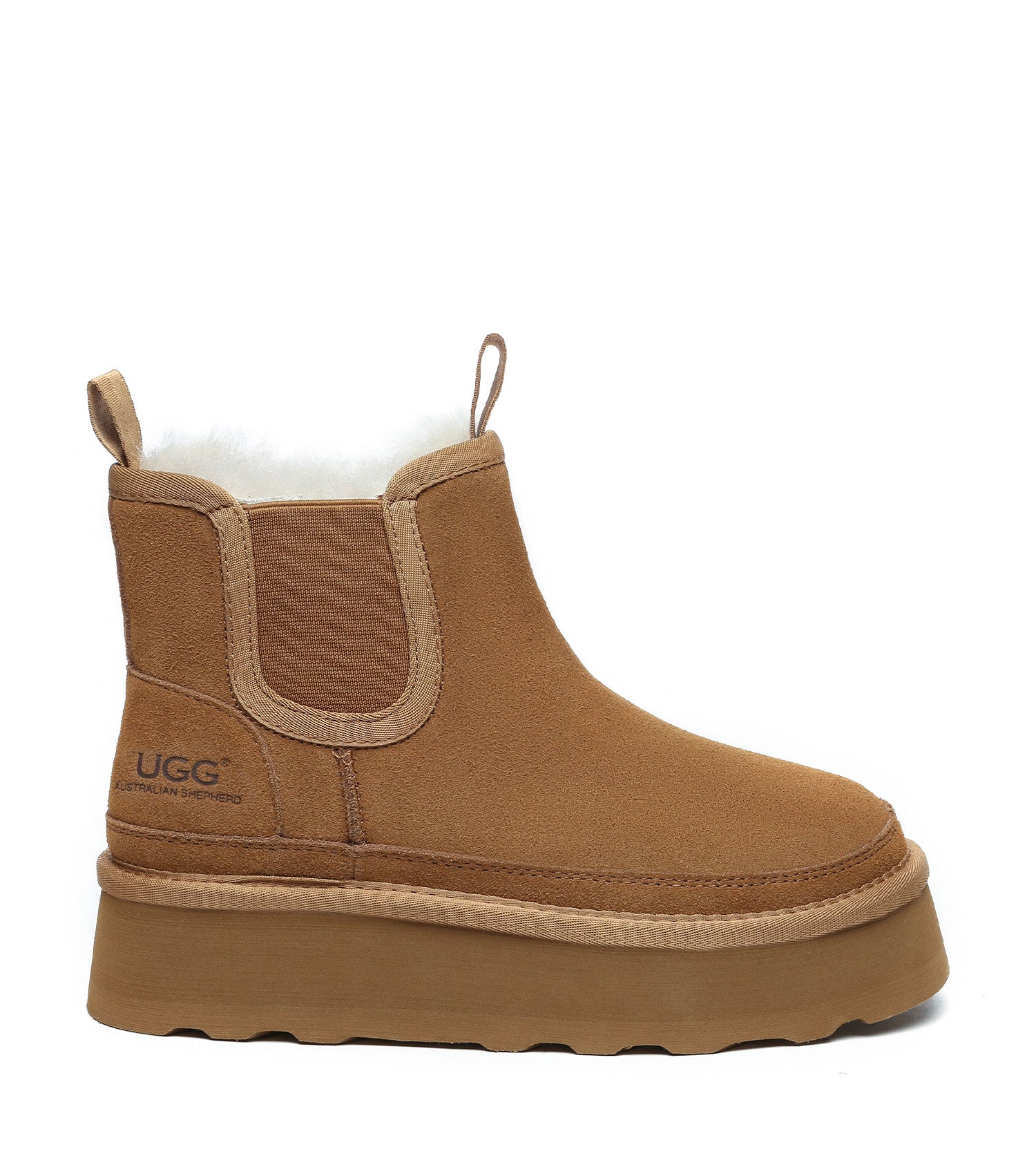 Australian Shepherd Chelsie Platform UGG Boots - AS3047 | PEROZ Accessories