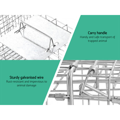 Gardeon Animal Trap Cage Possum 79x28cm-Pet Care &gt; Coops &amp; Hutches-PEROZ Accessories