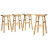 Artiss 4x Bar Stools Kitchen Chairs Wooden Nature-Furniture > Bar Stools & Chairs > Table & Bar Stools-PEROZ Accessories