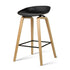 4x Artiss Bar Stools Kitchen Counter Stool Dining Chairs Wooden Black-Furniture > Bar Stools & Chairs > Table & Bar Stools-PEROZ Accessories