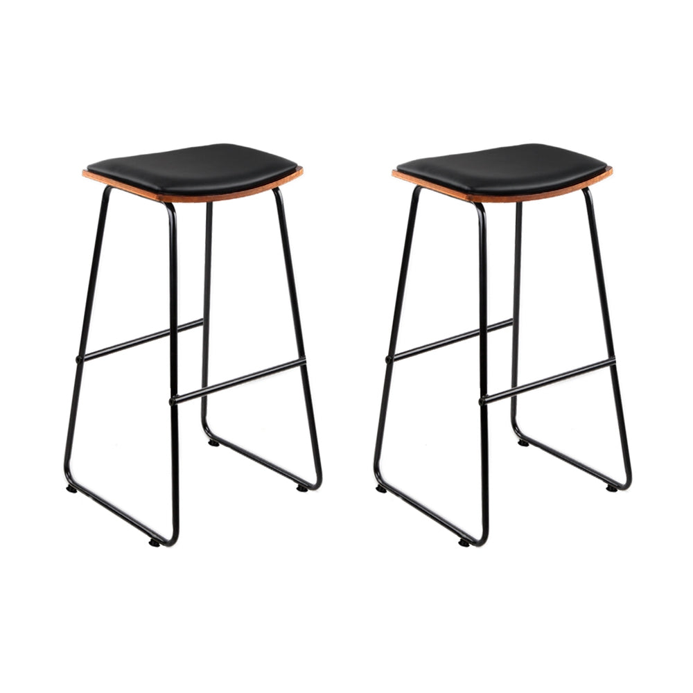 Artiss Bar Stools Kitchen Counter Stools Metal Chairs x2-Bar Stools-PEROZ Accessories